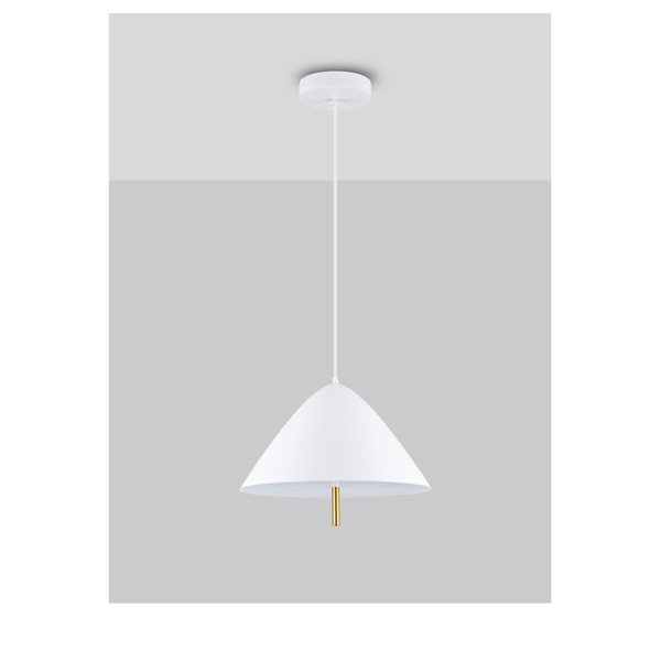 Lustră albă LED din metal cu abajur din metal ø 40 cm Oros – Nova Luce-image-3