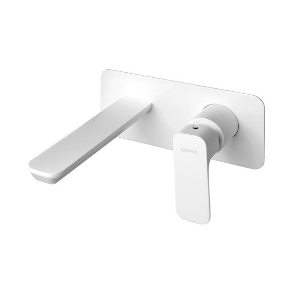 Baterie albă pentru chiuvetă încastrată (1 ieșire) Spy – Sapho