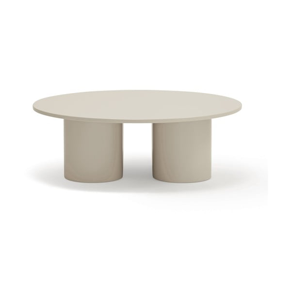 Măsuță de cafea crem 110x111 cm Totem – Teulat