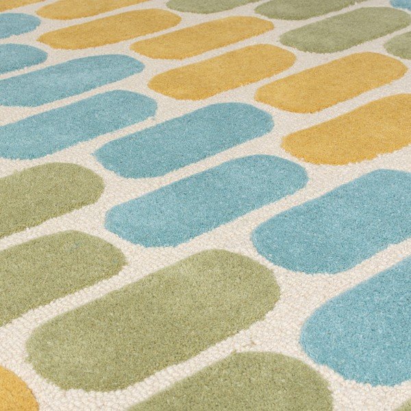 Covor din lână Flair Rugs Fossil, 160 x 230 cm, galben-verde-image-2