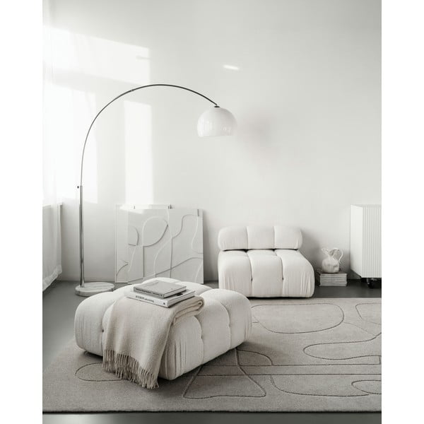 Covor gri deschis din lână 160x230 cm Morphic – Agnella-image-1