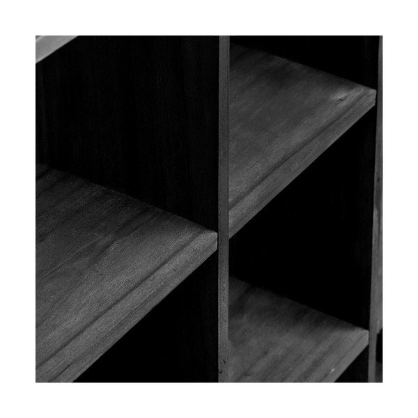 Raft negru etajat din lemn de pin 46 cm Moss – House Nordic-image-4