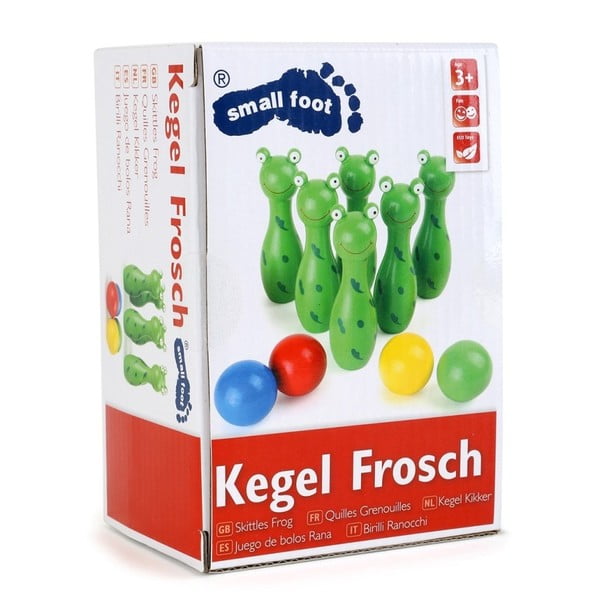 Bowling cu bile din lemn Legler Frog-image-1