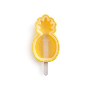 Formă din silicon pentru înghețată în formă de ananas Lékué, galben