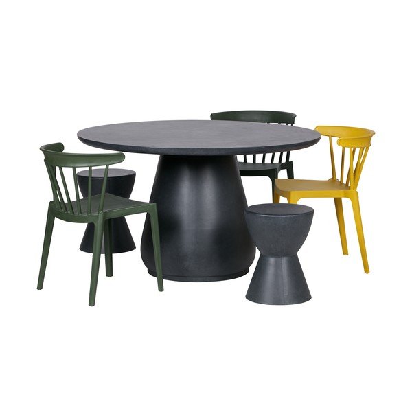 Scaun adecvat pentru interior și exterior WOOOD Bliss, galben-image-3