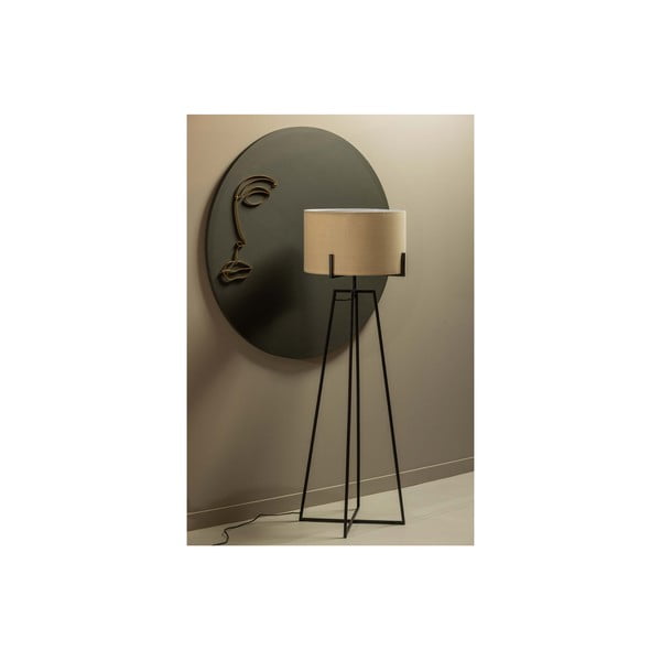 Lampadar bej cu abajur textil (înălțime 160 cm) Holly – WOOOD-image-3
