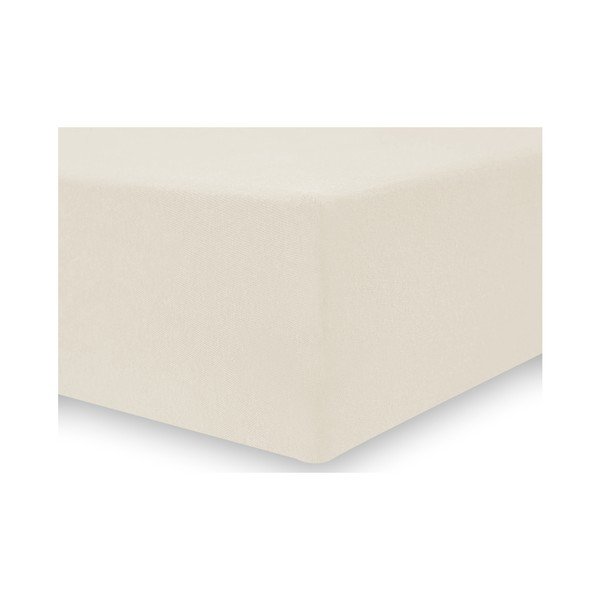 Cearșaf de pat cu elastic DecoKing Nephrite, 220–220 cm, crem-image-2