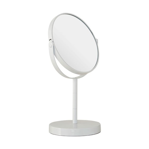 Oglindă cosmetică dublă Premier Housewares, 15 x 26 cm, alb