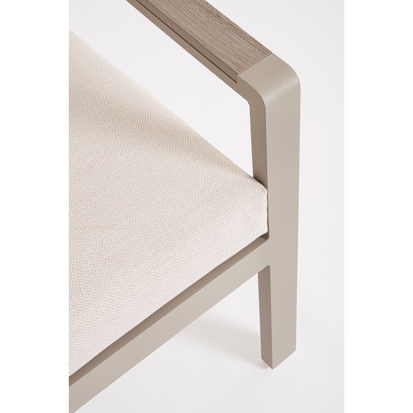 Set mobilier de grădină bej din aluminiu pentru 5 persoane Elna – Bizzotto-image-3