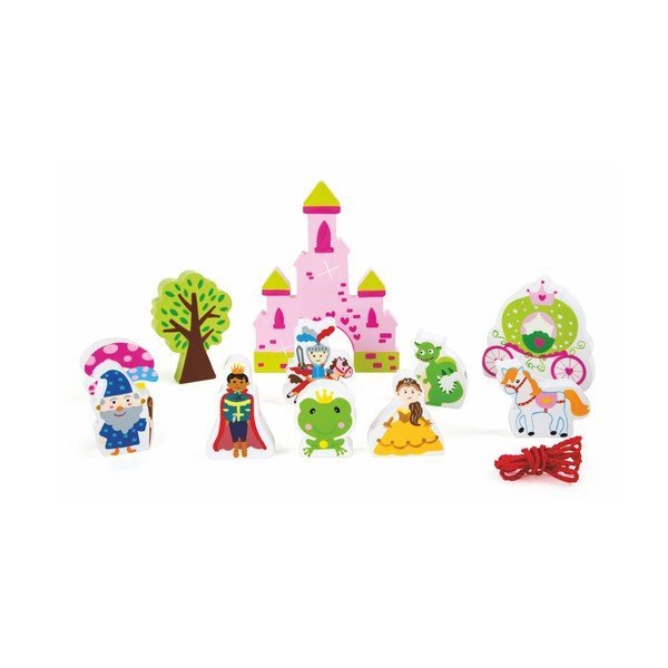 Set jucării din lemn cu șnur Legler Fairytale-image-1