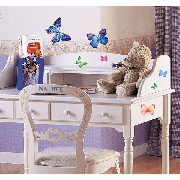 Set 26 de autocolante Ambiance Exotic Butterflies-image-1