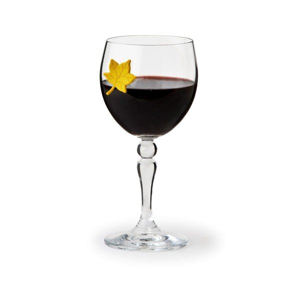 Set 6 identificatoare pahare Qualy&CO Leaf My Glass-image-2
