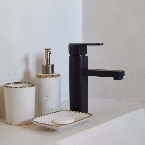 Dozator de săpun lichid crem din gresie ceramică Toscana Bath – Casafina-image-1