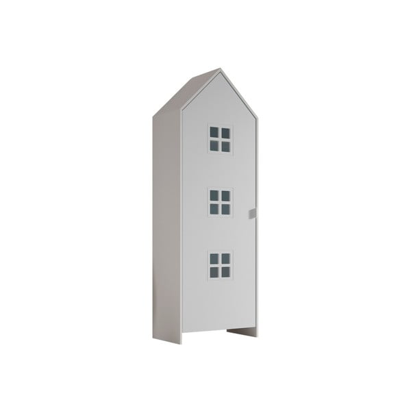 Șifonier pentru copii alb din lemn de pin 37x172 cm Casami Bruges – Vipack