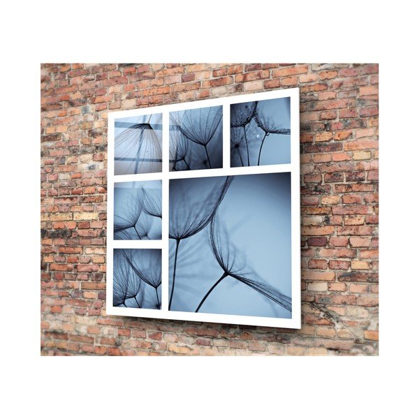 Tablou din sticlă 3D Art Harmo, 30 x 30 cm, albastru-image-1