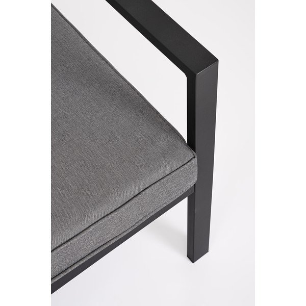 Set mobilier de grădină gri antracit din aluminiu pentru 4 persoane Hilde – Bizzotto-image-4