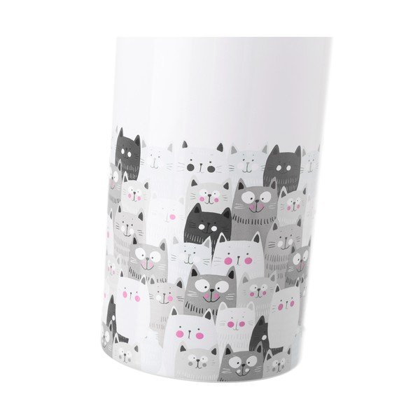 Perie de toaletă în suport de ceramică Casa Selección Gatos-image-3