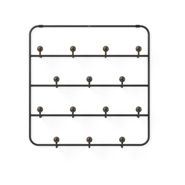 Cuier de ușă negru/în culoare naturală din metal 36 cm Estique – Umbra-image-3