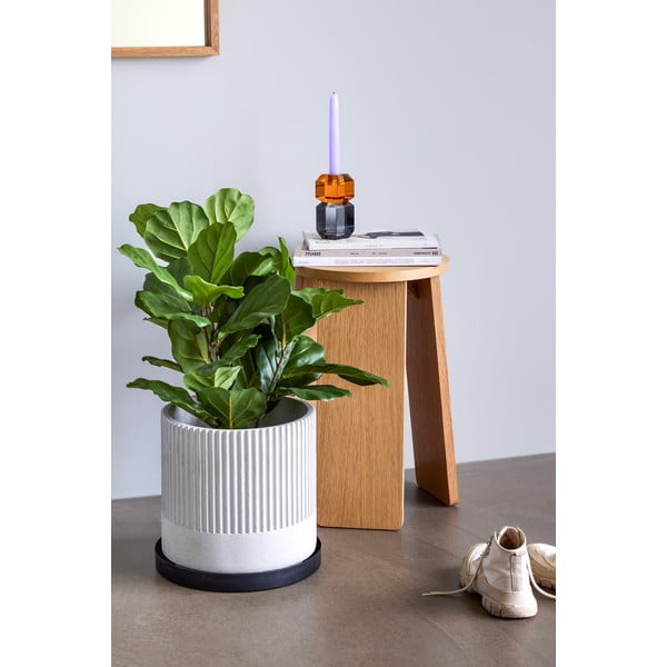 Scaun în culoare naturală cu aspect de lemn de stejar Split – Hübsch-image-2