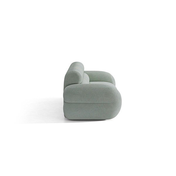 Canapea albastră cu tapițerie din chenille 220 cm Neo – Micadoni -image-2