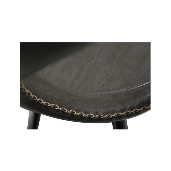 Scaun din piele artificială DAN-FORM Denmark Flair, gri-image-3