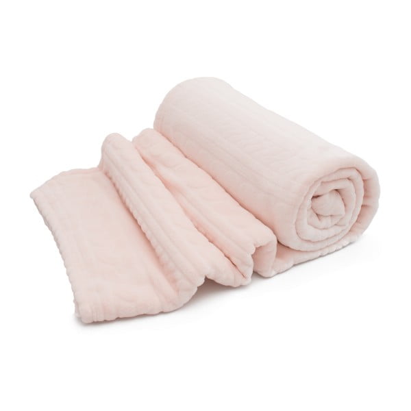 Pătură, roz, Domarex Luxury Wool, 150x200 cm