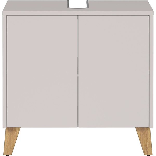 Dulap sub chiuvetă crem cu aspect mat 60x59 cm Arnea – Germania-image-2