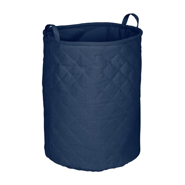 Coș de rufe albastru închis din material textil 67 l Tom Tailor – Wenko