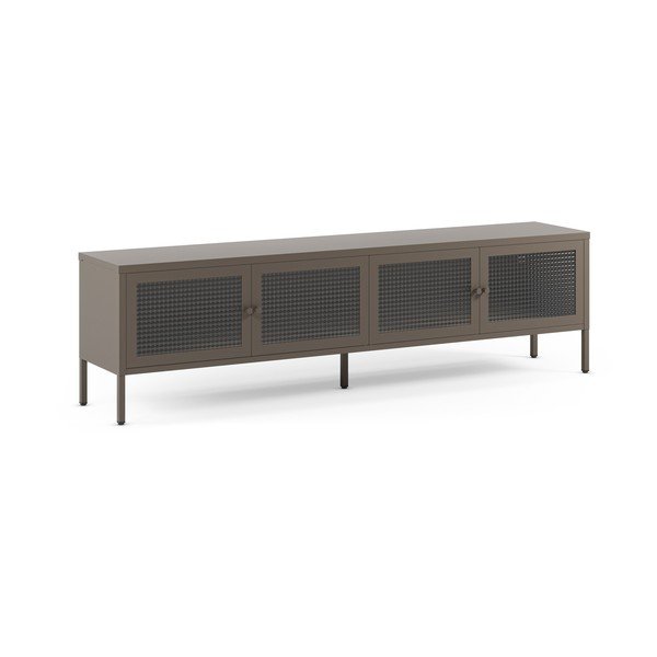 Comodă TV gri din metal 160x50x35 cm Layna – Marckeric-image-2
