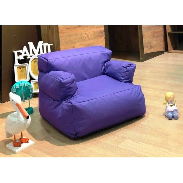 Beanbag de grădină pentru copii cu taburet Mini Relax – Floriane Garden-image-2