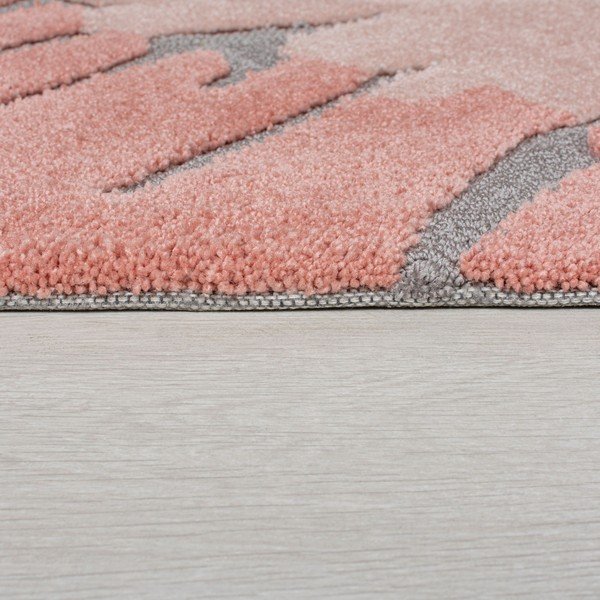 Covor Flair Rugs Woodgrain, 120x170 cm, roz-galben-image-3