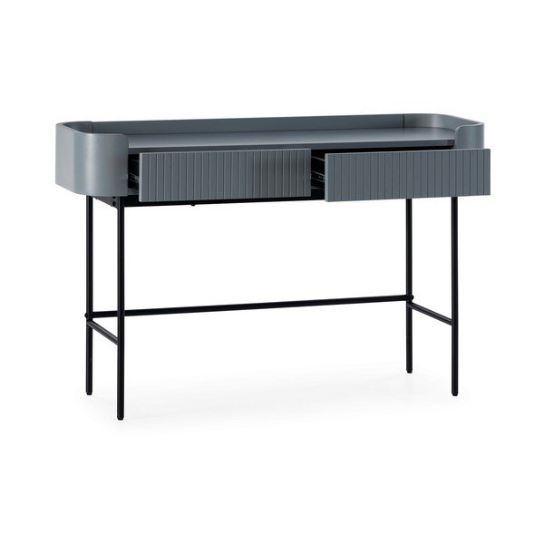 Masă consolă albastră 40x120 cm Willa – MOME-image-2