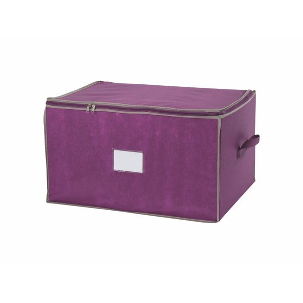 Cutie depozitare cu vacuum Compactor Tote, capacitate 108 l, violet-image-1