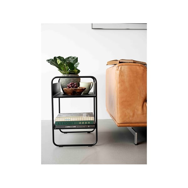 Masă consolă neagră din metal 36x48 cm A-Console – Zone-image-2