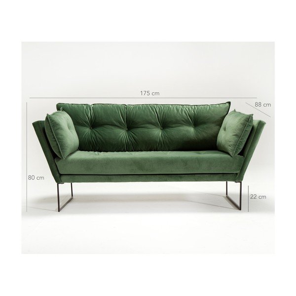 Canapea verde Siesta - Balcab Home-image-2