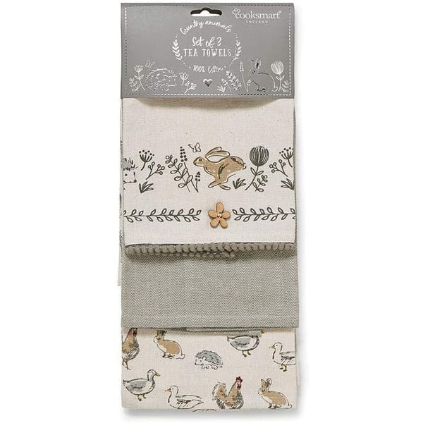 Set cu prosoape și mănușă de bucătărie 4 buc. Country Animals – Cooksmart ®-image-4
