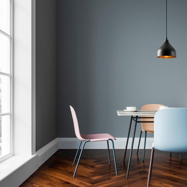 Lustră neagră cu abajur din metal ø 18 cm Tattoo – Opviq lights-image-1