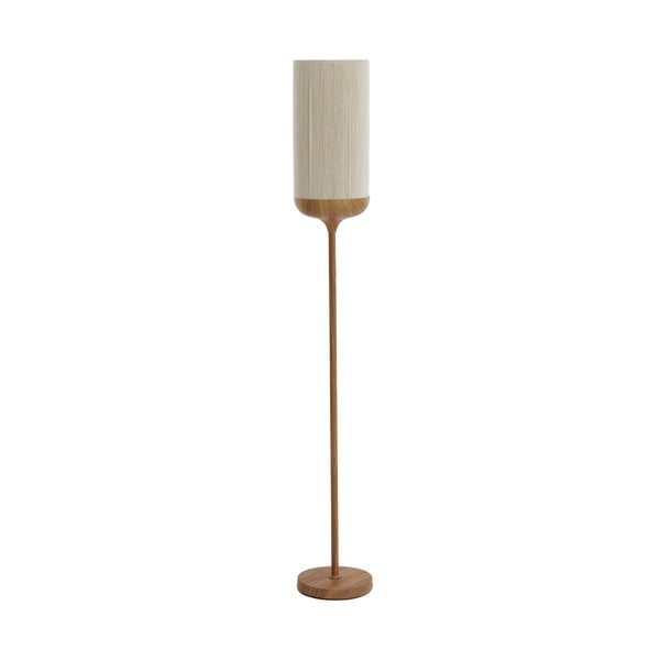 Lampadar în culoare naturală cu abajur textil (înălțime 159 cm) Dania – Light & Living-image-3