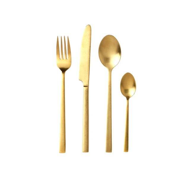 Tacâmuri alămii din oțel 16 buc. Brass – Bitz