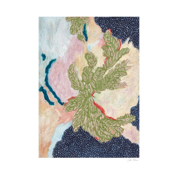 Poster 50x70 cm Little Green – Sofie Rebecca Iversen – The Poster Club