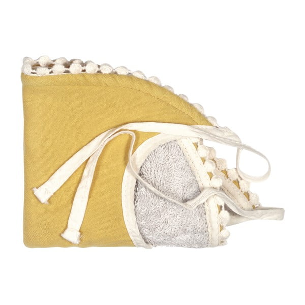 Bavețică din muselină Kindsgut London, galben-image-4