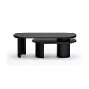 Măsuță de cafea neagră în decor de frasin 120x50 cm Nori - Teulat