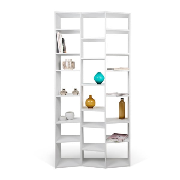 Bibliotecă albă 108x224 cm Valsa – TemaHome-image-1