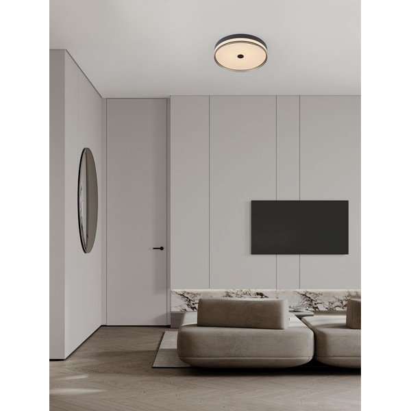 Plafonieră negru-mat LED cu intensitate reglabilă din oțel Helios – Nova Luce-image-1