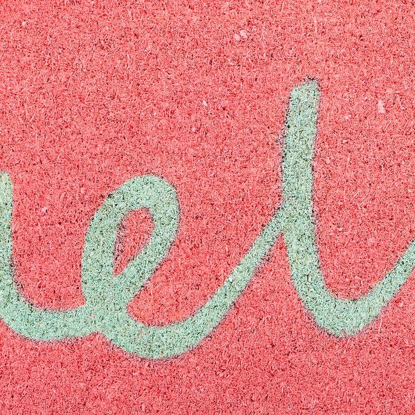 Covoraș intrare Hello Pink-image-1