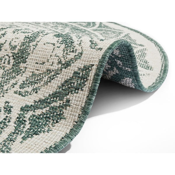 Covor adecvat pentru exterior NORTHRUGS Siruma, ø 200 cm, verde-crem-image-3