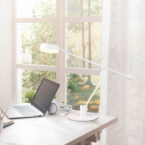 Veioză alb mat LED cu structură flexibilă (înălțime 64 cm) Manduro – Trio-image-1