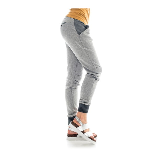 Pantaloni de trening din bumbac Lull Loungewear Couves, măr. XL, gri