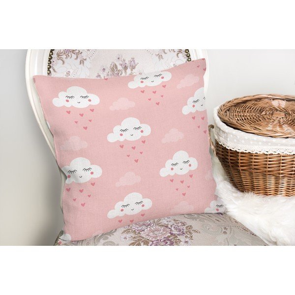 Față de pernă cu amestec din bumbac Minimalist Cushion Covers Modern Cloud Modern, 45 x 45 cm-image-1