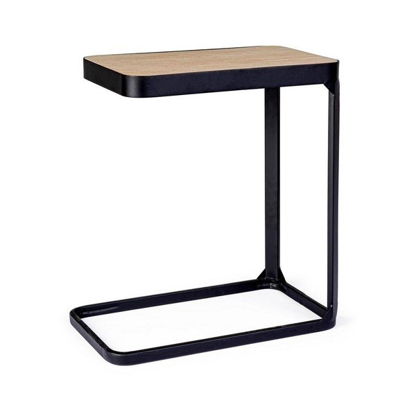 Măsuță auxiliară cu aspect de lemn de brad 30x50 cm Everitt – Bizzotto
